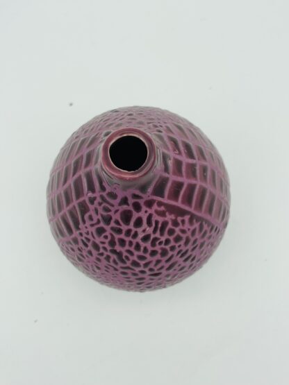Small Vase Purple Snakeskin Effect - Image 2
