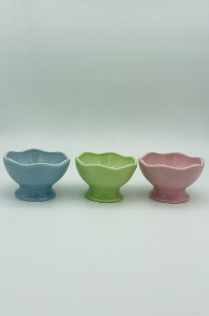 Set of 3 Price & Kensington Pastel Coloured Desert/Ice Cream Bowls