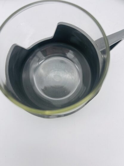 Set of 4 JAJ Pyrex Grey Plastic & Glass Drink Up Coffee Tea Cups - Image 6
