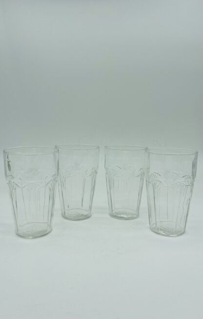 Set of 4 Art Deco Style Vintage Tumblers Glasses