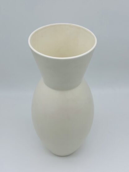Vintage BHS Large Decorative Cream Ceramic Flower Vase